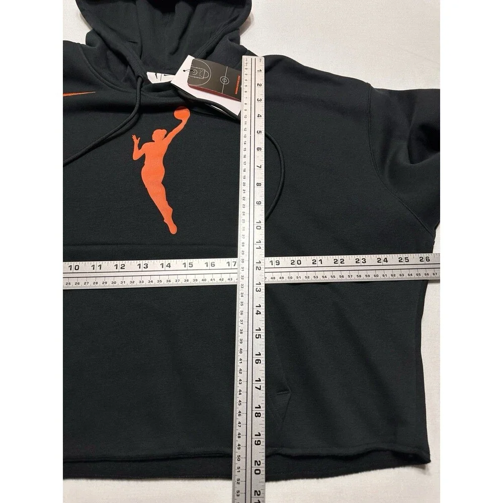 WNBA Nike Women’s Jump Woman Cropped Pullover Hoodie Size L DV6450-820 NWT New - Picture 7 of 13